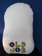 OLDJOB×SWINDLE 5th　Cushion doll "SLOP"(GRAY×DOT)