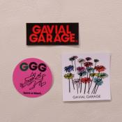 【予約商品】GAVIAL GARAGE / stickers (set of 3)