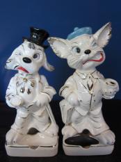 Vintage / DOG & CAT ASHTRAY 2p SET 灰皿　