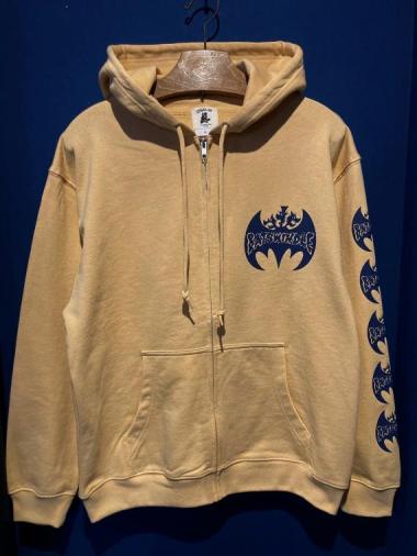 EDWARD LOW×Fz ”BATSWINDLE” ZIP SWEAT PARKA (YEL)