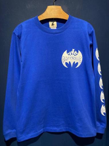 EDWARD LOW×Fz ”BATSWINDLE” L/S T (BLUE)