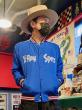 EDWARD LOW ”X-Ray Spex” Stadium Jacket (BLUE)