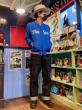 EDWARD LOW ”X-Ray Spex” Stadium Jacket (BLUE)