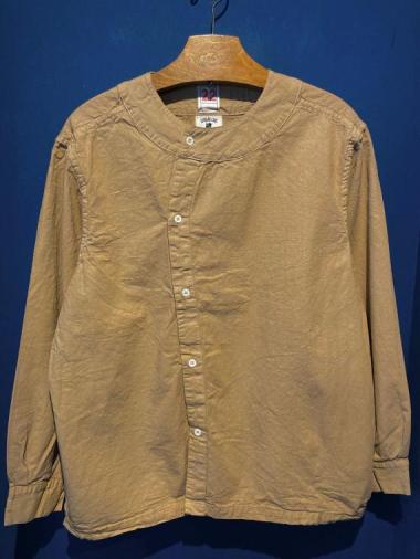 EDWARD LOW / France Type Farmers Shirts (BEIGE)