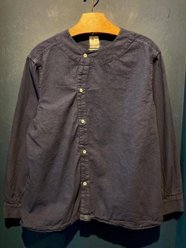 EDWARD LOW / France Type Farmers Shirts (NAVY)