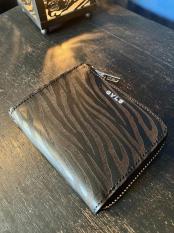 GAVIAL / L字型 zip wallet “tiger”