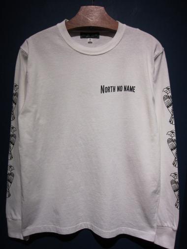 NORTH NO NAME/ PATCH PATTERN L/S T ”EAGLE”(WHITE)