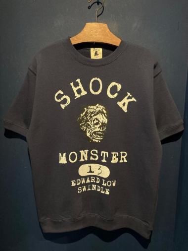 EDWARD LOW ”SHOCK MONSTER” S/S SWEAT (INDIGO)