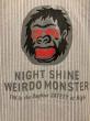 WEIRDO  NIGHT SHINE MONSTER - L/S SHIRTS (GRAY)