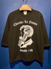 EDWARD LOW ”Cherchez La Femme" Raglan T(BLK)