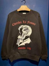 EDWARD LOW ”Cherchez La Femme"  SWEAT (NVY)