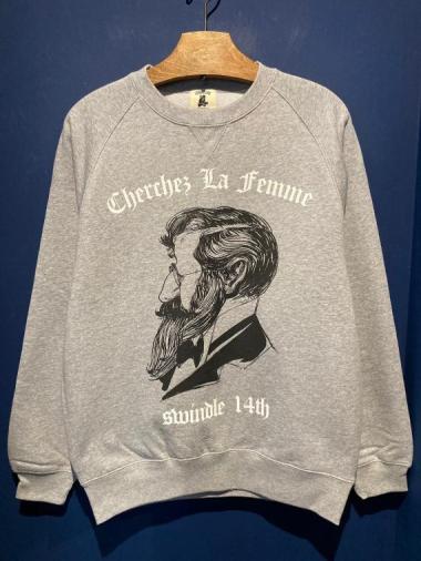 EDWARD LOW ”Cherchez La Femme"  SWEAT (GRY)