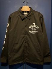 EDWARD LOW ”SWINDLE 11th” COACH JACKET (BLACK)