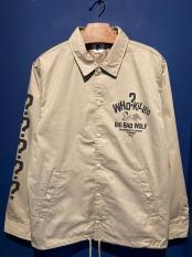 EDWARD LOW ”SWINDLE 11th” COACH JACKET (BEIGE)