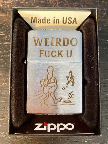 WEIRDO / SOUVENIR - ZIPPO (FUCK U)