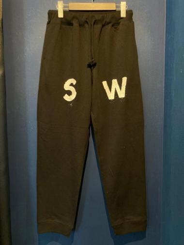 EDWARD LOW / ”SWD015” SWEAT PANTS (BLACK)