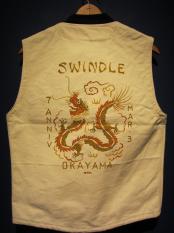 North No Name×SWINDLE 7th/HAND PAINT VEST(B)SIZE:M