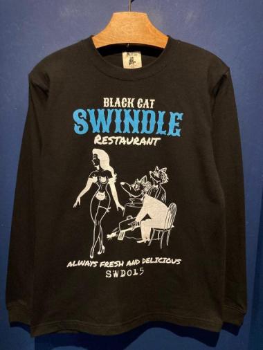 EDWARD LOW×Fz ”Restaurant” L/S T (BLACK)