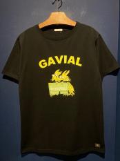 GAVIAL / s/s tee 04 “hug me!” (BLACK)