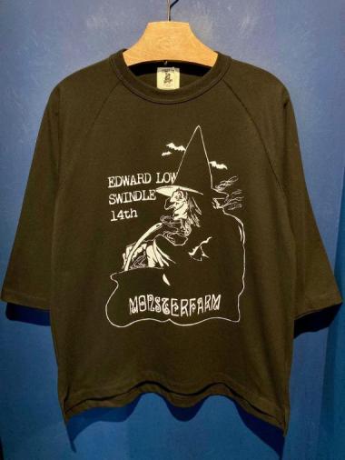 EDWARD LOW×MONSTER FARM ”Witch” Raglan T(BLK)