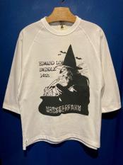 EDWARD LOW×MONSTER FARM ”Witch” Raglan T(WHT)