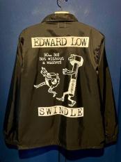 EDWARD LOW ”Washer” COACH JACKET (BLACK)