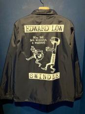 EDWARD LOW ”Washer” COACH JACKET (NAVY)