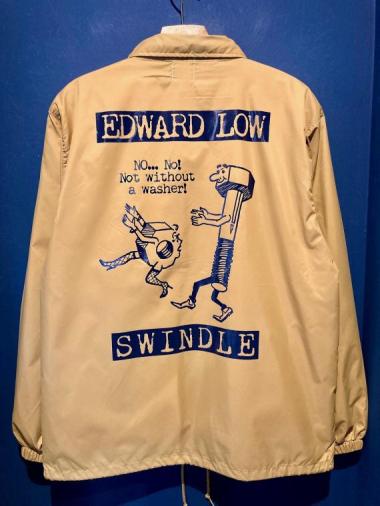 EDWARD LOW ”Washer” COACH JACKET (COYOTE)