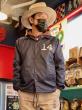 EDWARD LOW ”Washer” COACH JACKET (NAVY)