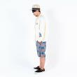 GAVIAL / rayon blouson (WHITE)