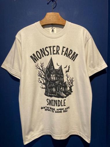 EDWARDLOW / MONSTER FARM × SWINDLE Tee (GRG)