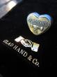 GLAD HAND & Co. BUTTON RING "HEART" LARGE