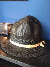 GAVIAL / Mountain straw hat (BLACK)