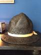 GAVIAL / Mountain straw hat (BLACK)