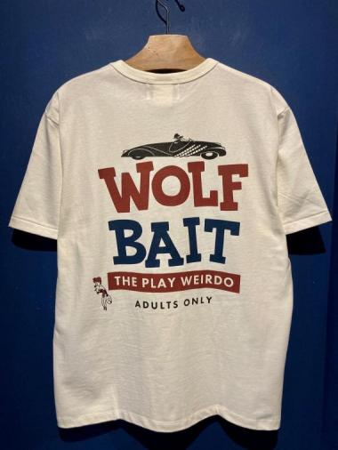 WEIRDO / BIG BAD WOLF - S/S T-SHIRTS (WHITE)