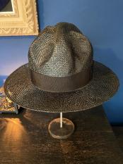 GAVIAL / natural grass mountain hat (black)