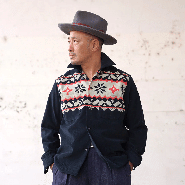 【予約】The Groovin High/ 50s L/S Corduroy Sh- Nordic