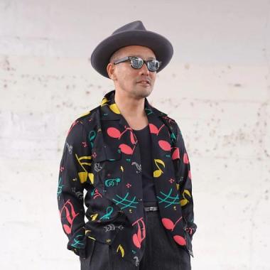 【予約】The Groovin High/ 50s L/S Shirt - Musical note