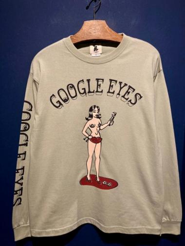 EDWARD LOW / ”GOOGLE EYES” L/S T (GREEN)