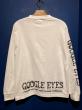 EDWARD LOW / ”GOOGLE EYES” L/S T (WHITE)