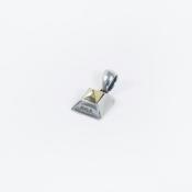 【予約商品】GAVIAL /  stud pendant top(bicolor)(silver)