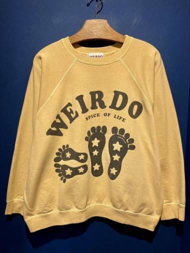 WEIRDO / I'M SPICY - SWEAT (MUSTARD)