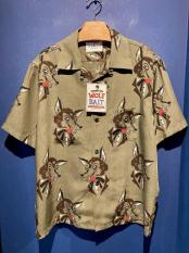 WEIRDO / BIG BAD WOLF - S/S SHIRTS (GREEN)
