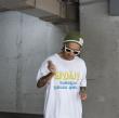 GAVIAL / s/s big tee “M.C.D” (WHITE)