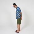 GAVIAL / s/s aloha shirts “ hugme!” (NAVY)