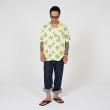 GAVIAL / s/s aloha shirts “ hugme!” (Yellow)