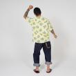 GAVIAL / s/s aloha shirts “ hugme!” (Yellow)