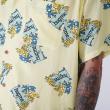 GAVIAL / s/s aloha shirts “ hugme!” (Yellow)