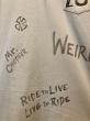 WEIRDO / SLAVES - S/S HENRY T-SHIRTS (WHITE)