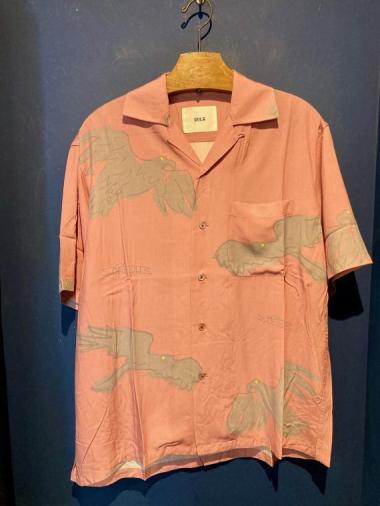 GAVIAL / s/s aloha shirts (Pink)